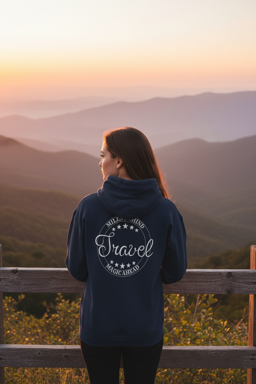 Mountain overlook mockup