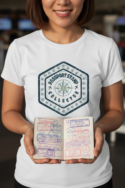 Passport Stamp Collector Two Pages