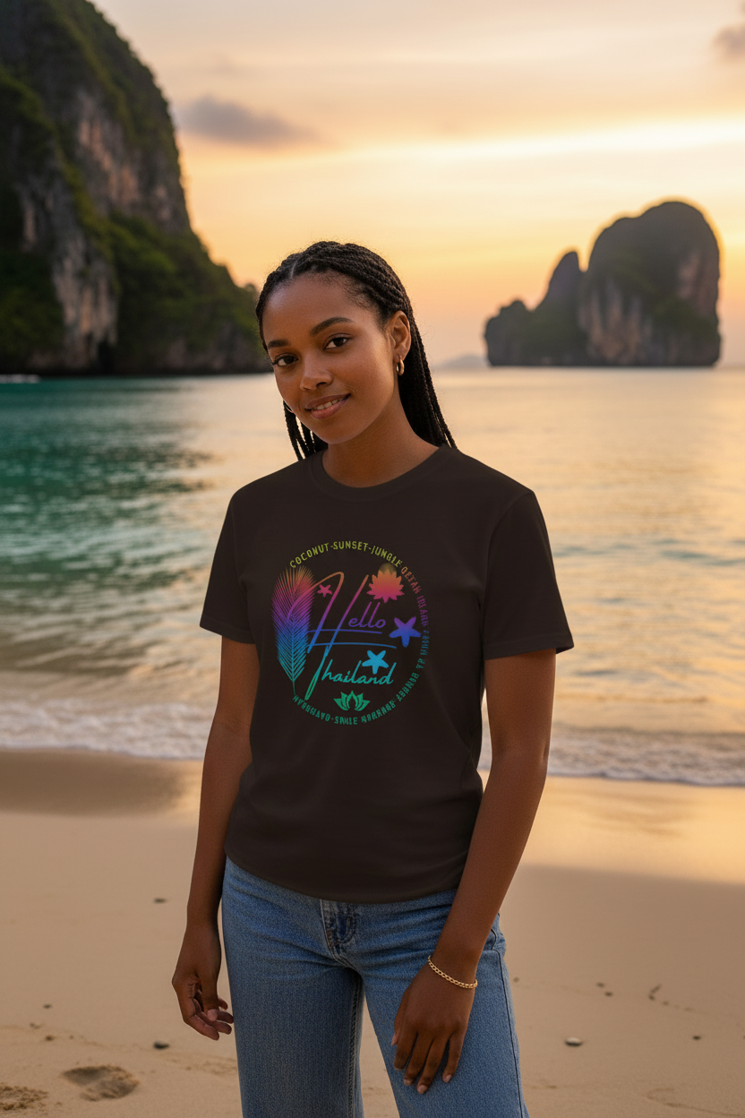 Phuket Beach Woman mockup