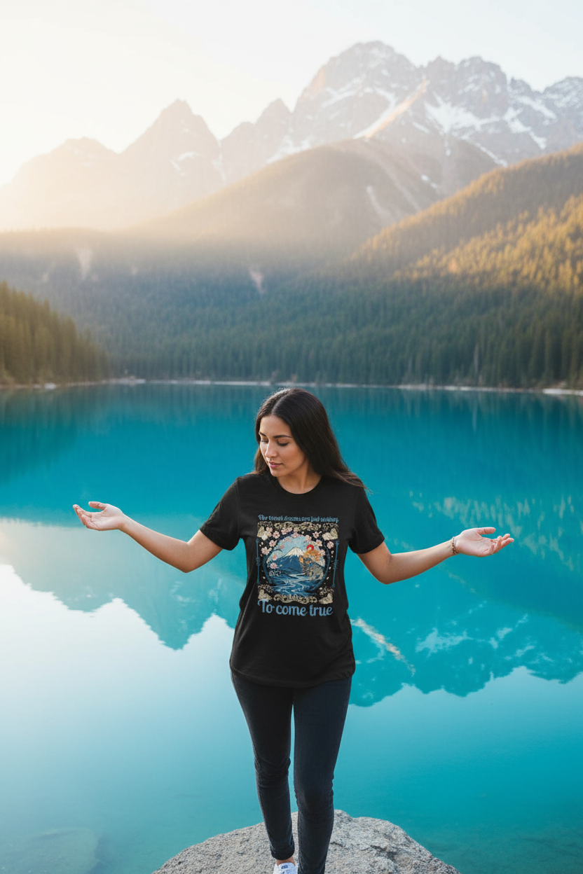 Scenic Dream Mountain Lake Lifestyle