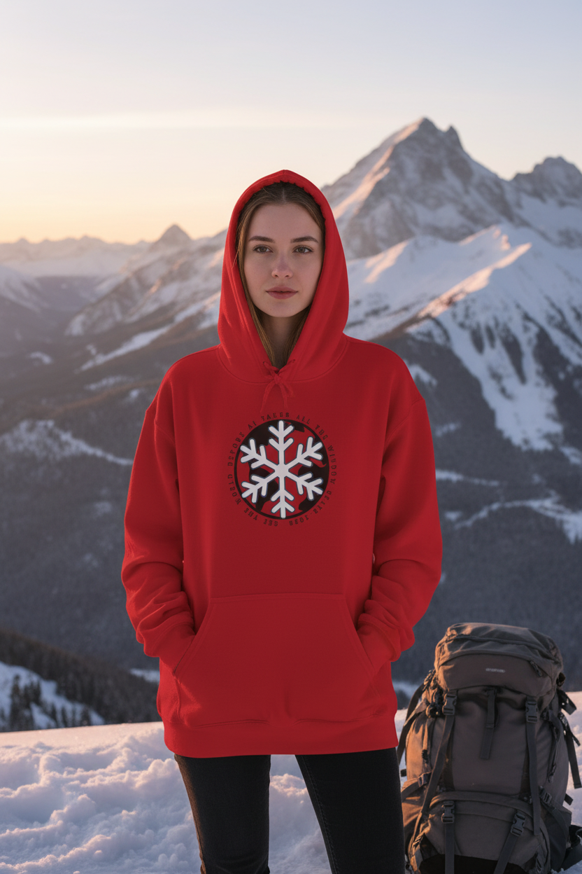 See the World 2026 Hoodie - Mountain Viewpoint Mockup