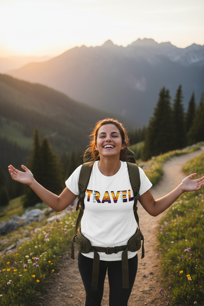 Travel Feels Right T-Shirt Lifestyle