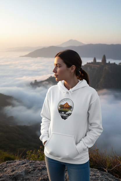 White mountain sunrise mockup